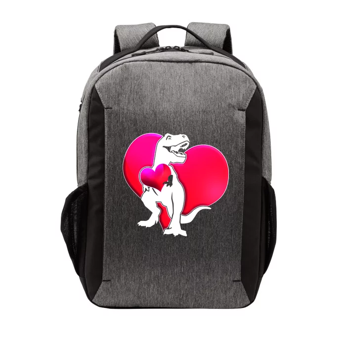 Tyrannosaurus Rex Valentine Heart Dinosaur Vector Backpack