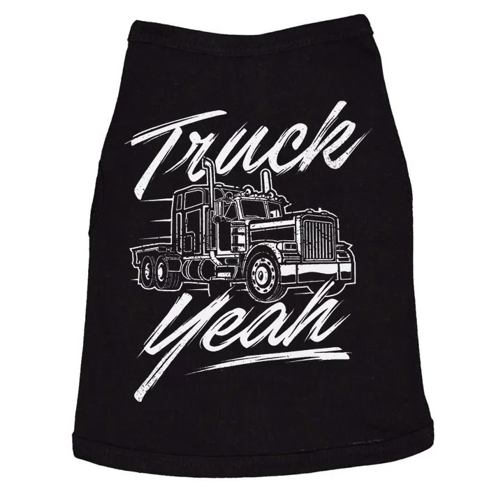 Truck Yeah Semi Truck Driver Big Rig Trucking Trucker Doggie Tank