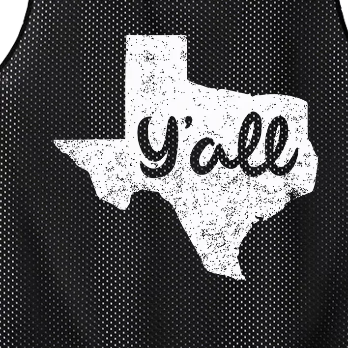 Texas YAll Southern Saying Proud Texan Quote Mesh Reversible Basketball Jersey Tank