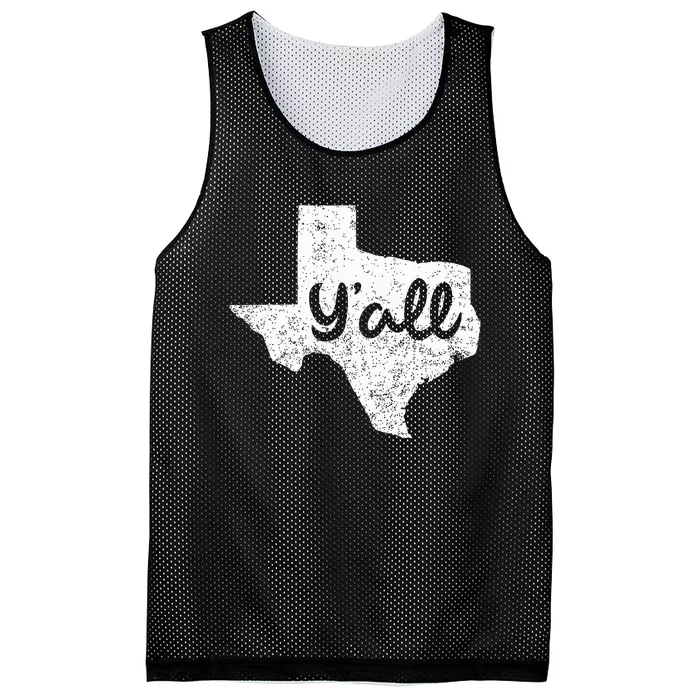 Texas YAll Southern Saying Proud Texan Quote Mesh Reversible Basketball Jersey Tank