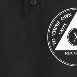 Ten Years Sober 10 Years Aa Sobriety Dry Zone Grid Performance Polo