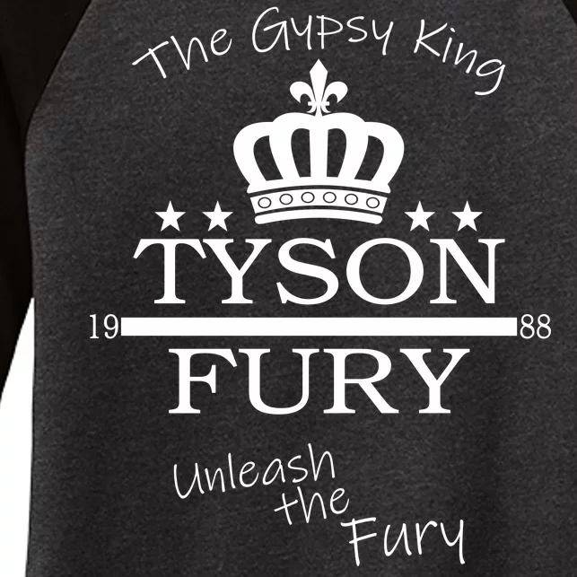 Tyson Fury Women's Tri-Blend 3/4-Sleeve Raglan Shirt