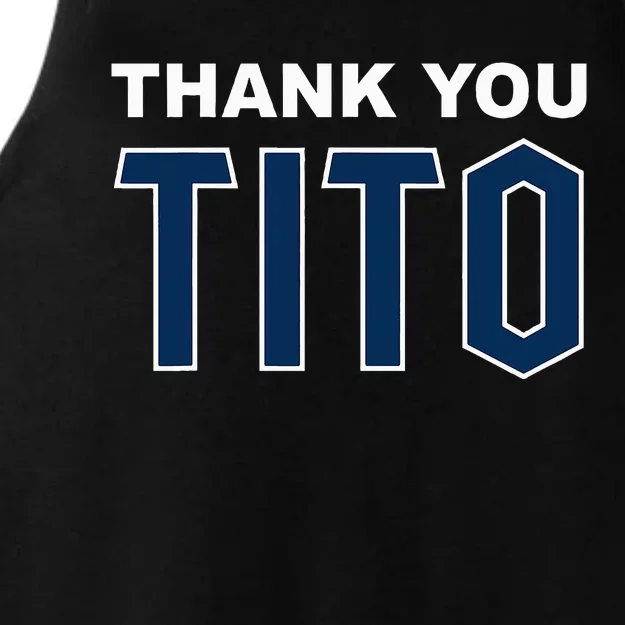 Thank You Tito Ladies Tri-Blend Wicking Tank