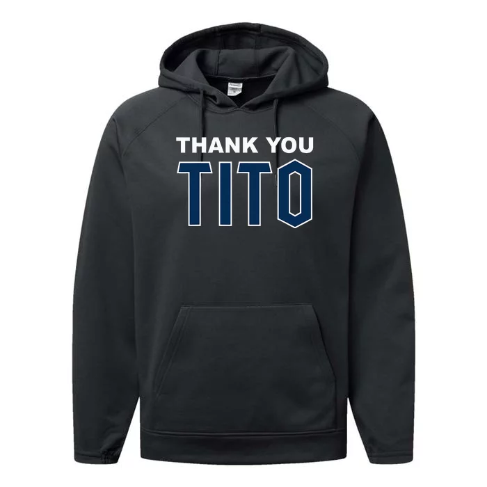 Thank You Tito Performance Fleece Hoodie