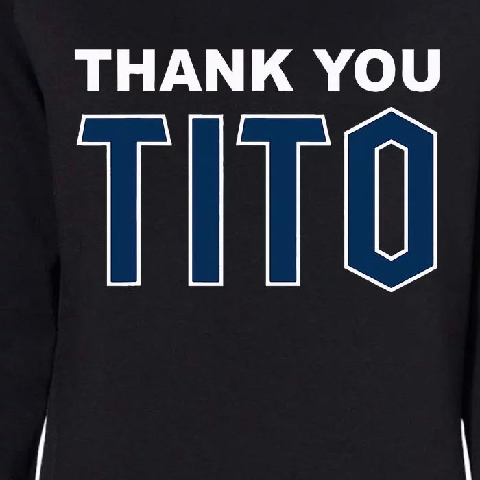 Thank You Tito Womens California Wash Sweatshirt