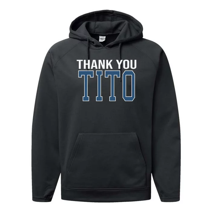 Thank You Tito Performance Fleece Hoodie