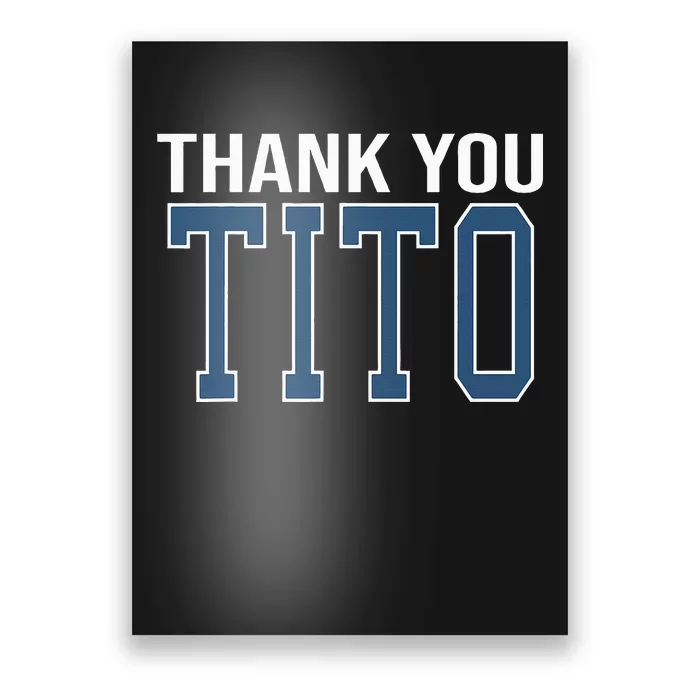 Thank You Tito Poster