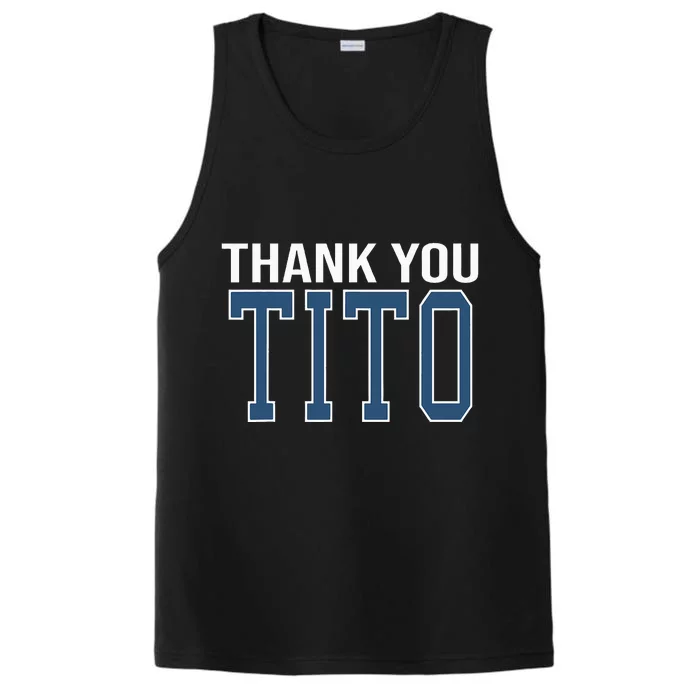 Thank You Tito Performance Tank