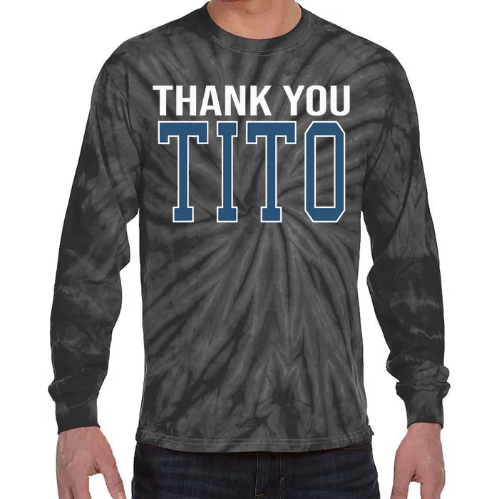 Thank You Tito Tie-Dye Long Sleeve Shirt