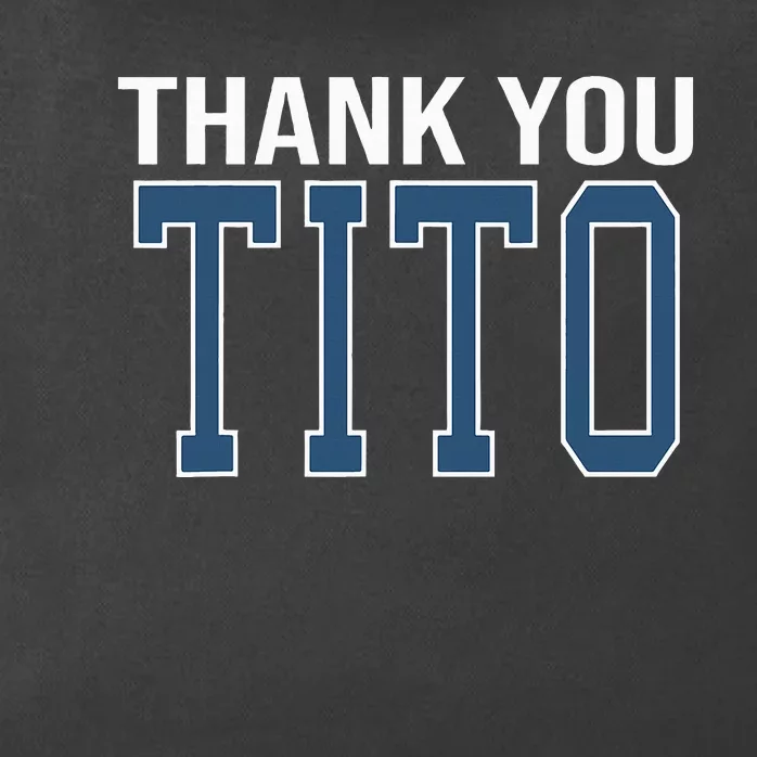 Thank You Tito Zip Tote Bag