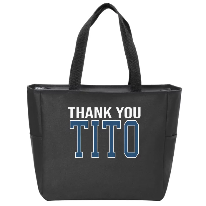 Thank You Tito Zip Tote Bag