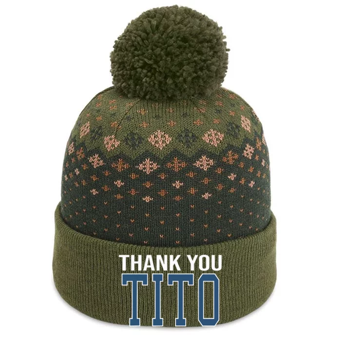 Thank You Tito The Baniff Cuffed Pom Beanie