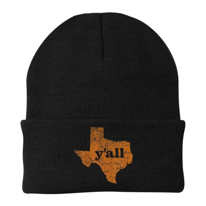 Texas Yall Texas State Map Knit Cap Winter Beanie