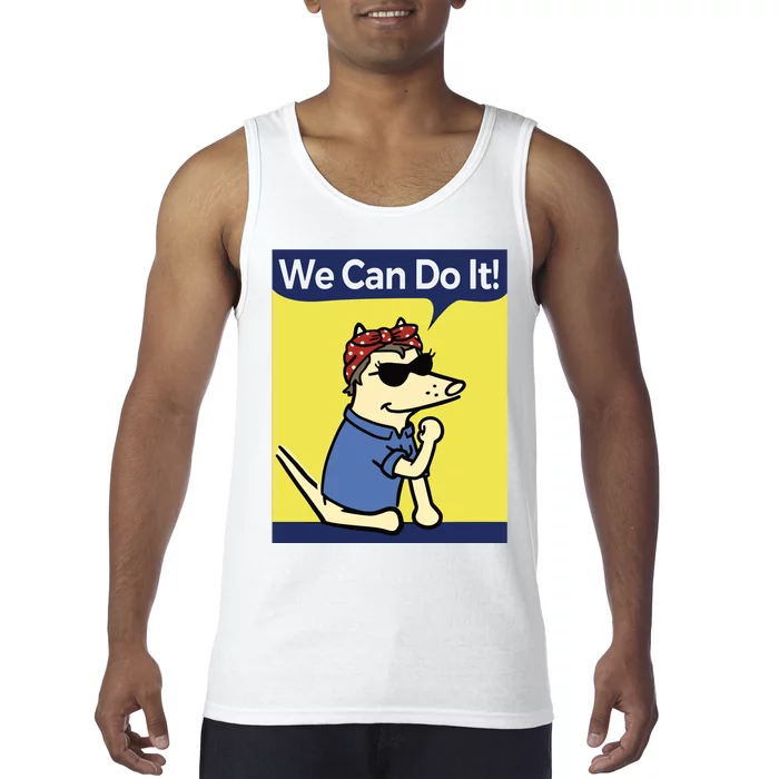 The Yogscast Teddy The Dog We Can Do It Tank Top