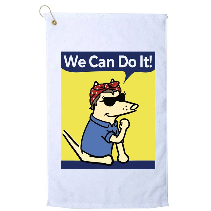 The Yogscast Teddy The Dog We Can Do It Platinum Collection Golf Towel