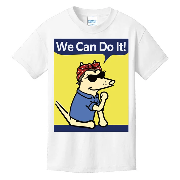 The Yogscast Teddy The Dog We Can Do It Kids T-Shirt