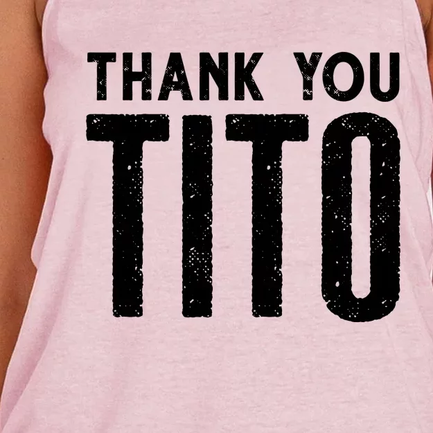 Thank Youtito Women's Knotted Racerback Tank