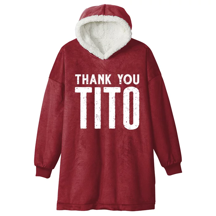 Thank Youtito Hooded Wearable Blanket