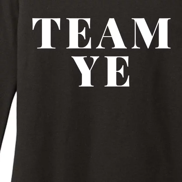 Team Ye Womens CVC Long Sleeve Shirt