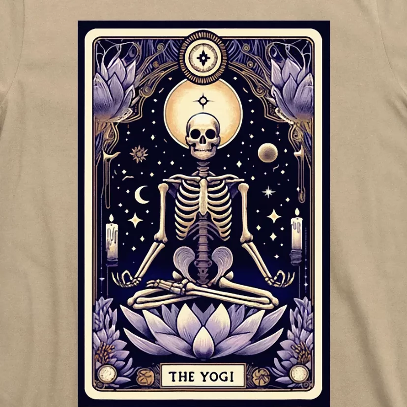 The Yogi Tarot Card Yoga Skeleton T-Shirt