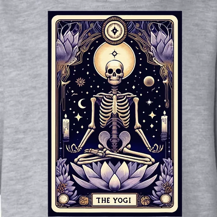 The Yogi Tarot Card Yoga Skeleton Toddler Hoodie