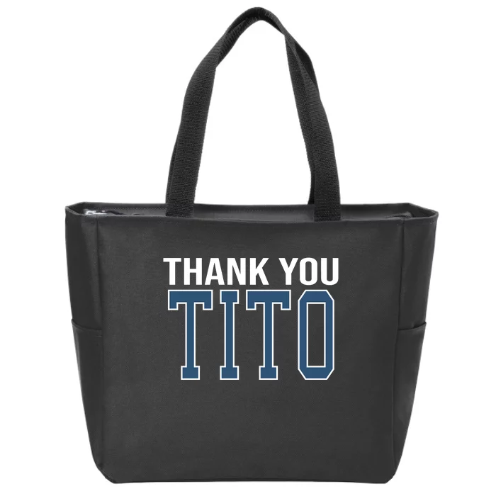 Thank You_Tito Zip Tote Bag