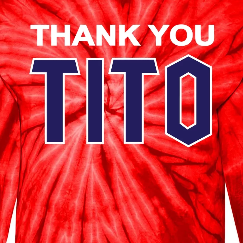 Thank You_Tito Tie-Dye Long Sleeve Shirt