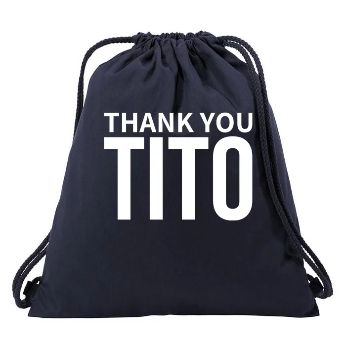 Thank You_Tito Drawstring Bag