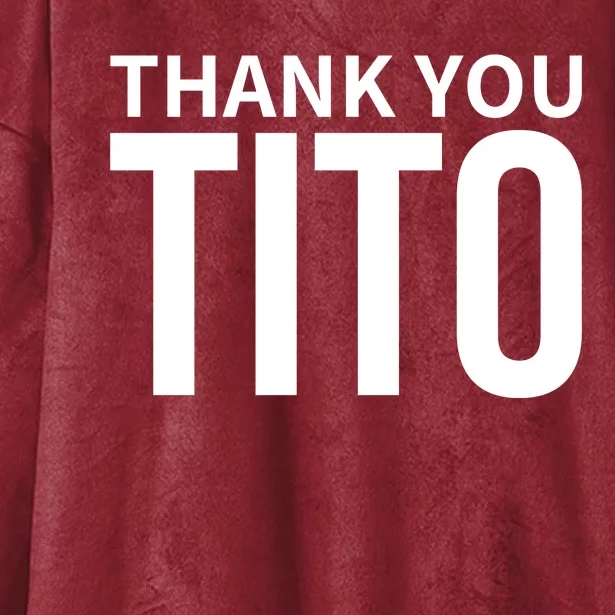 Thank You_Tito Hooded Wearable Blanket