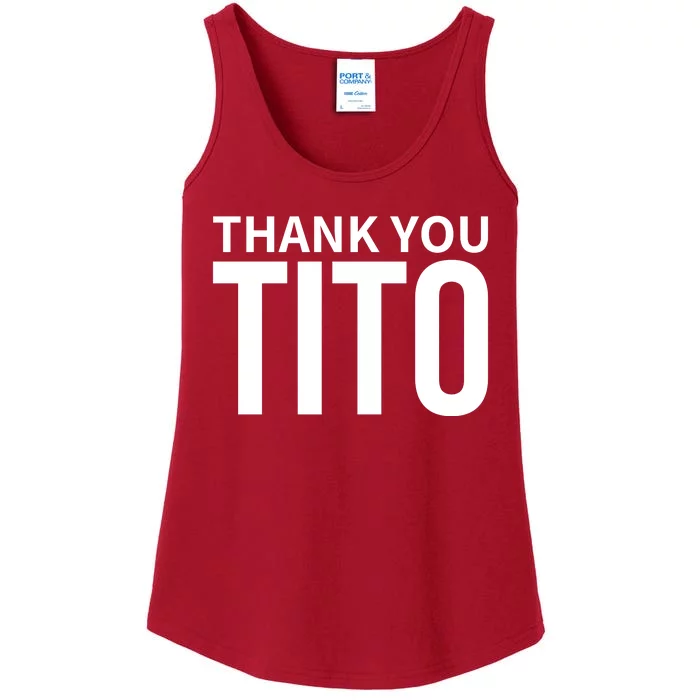 Thank You_Tito Ladies Essential Tank