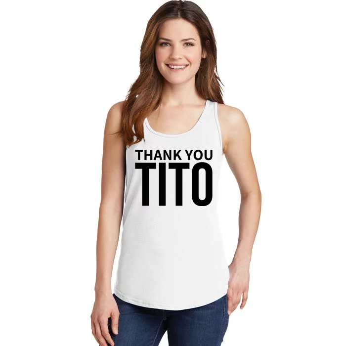 Thank You_Tito Ladies Essential Tank