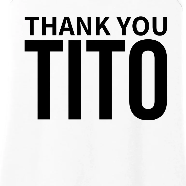 Thank You_Tito Ladies Essential Tank