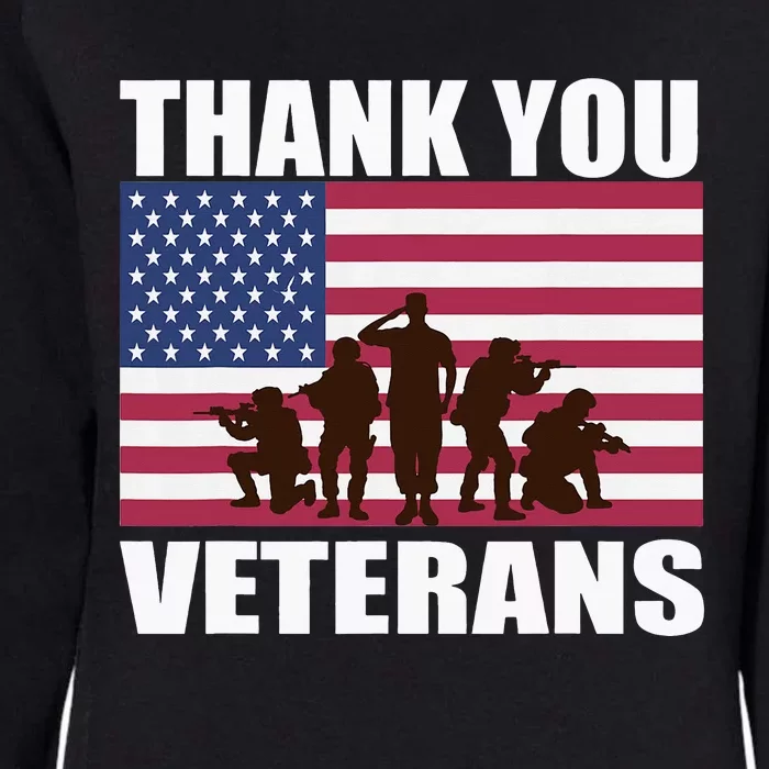 Thank You US Veterans Day Memorial Day Womens California Wash Sweatshirt