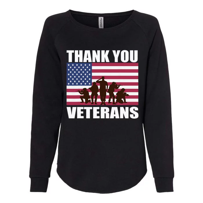 Thank You US Veterans Day Memorial Day Womens California Wash Sweatshirt