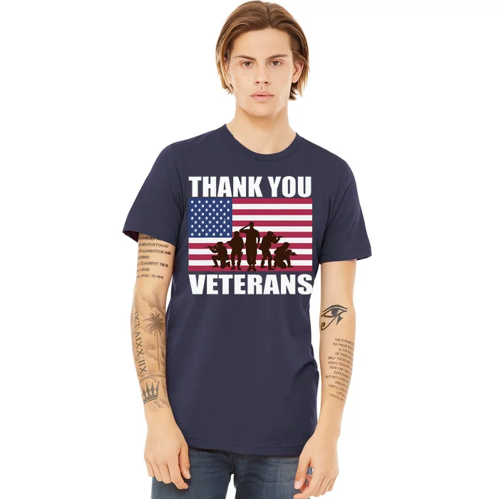 Thank You US Veterans Day Memorial Day Premium T-Shirt