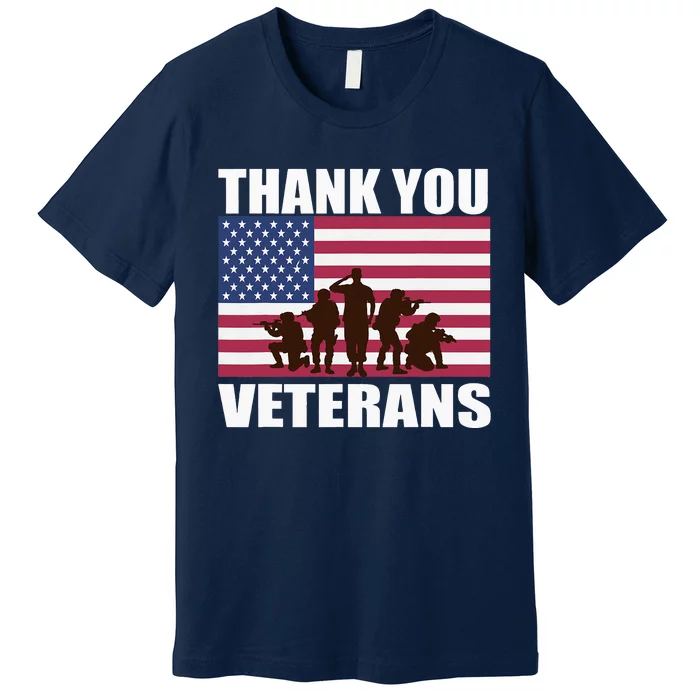 Thank You US Veterans Day Memorial Day Premium T-Shirt