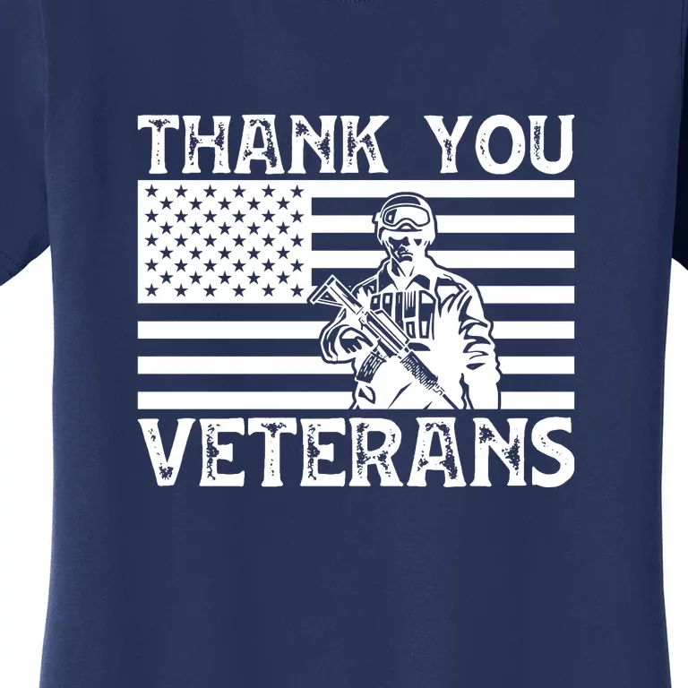 Thank You Veterans For Memorial Day Gift Women's T-Shirt