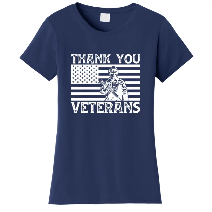 Thank You Veterans For Memorial Day Gift Women's T-Shirt