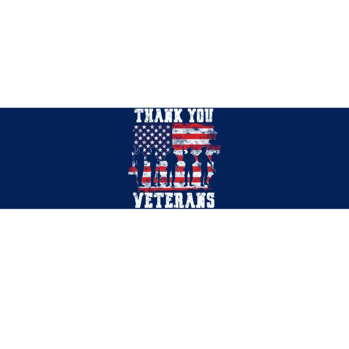 Thank You Veterans For Veterans Day Bumper Sticker