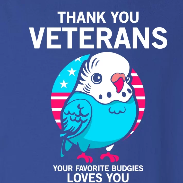 Thank You Veterans Gift Your Favorite Budgies Loves You Gift Toddler Long Sleeve Shirt