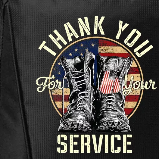 Thank you Veterans For Your Service Veterans Day City Backpack