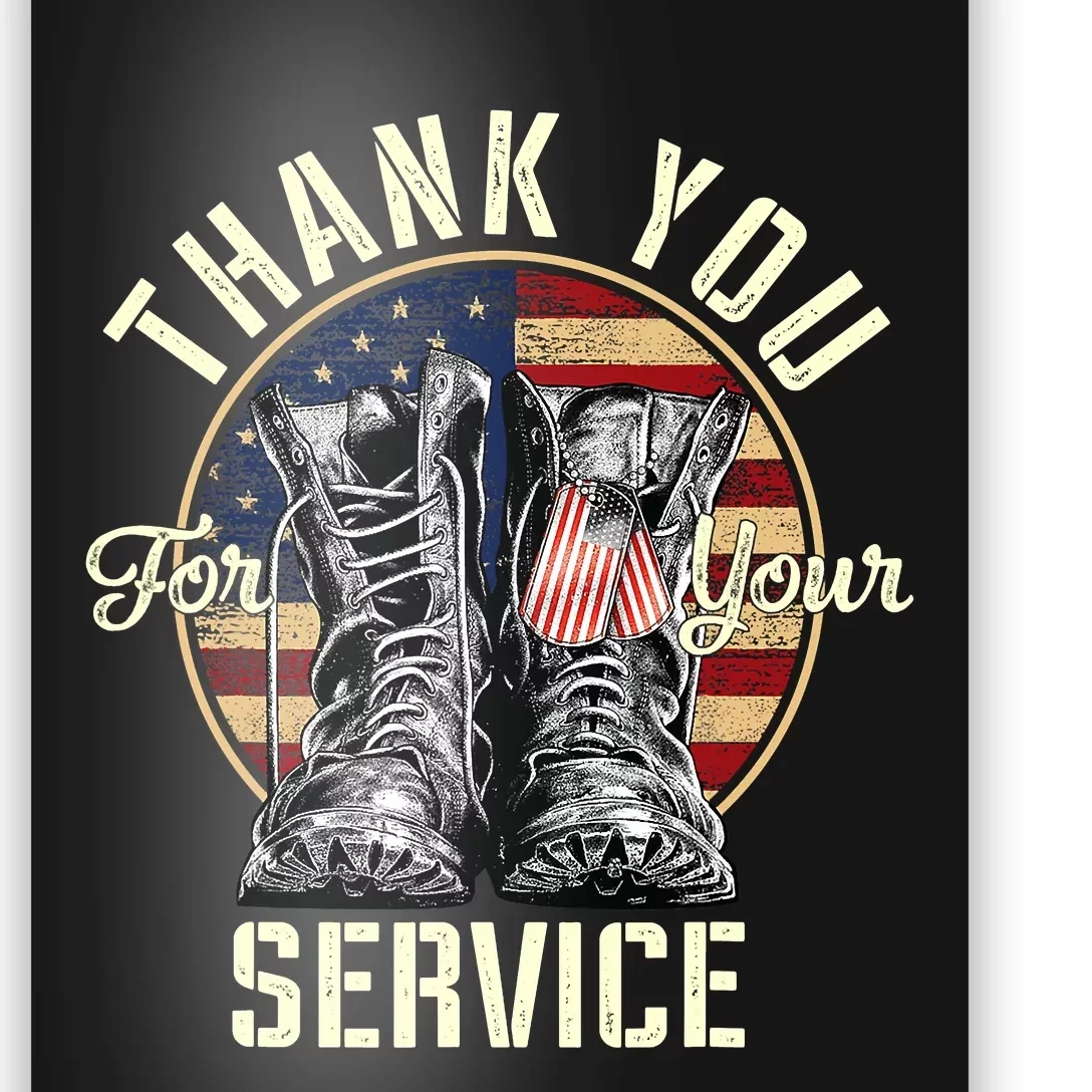 Thank you Veterans For Your Service Veterans Day Poster