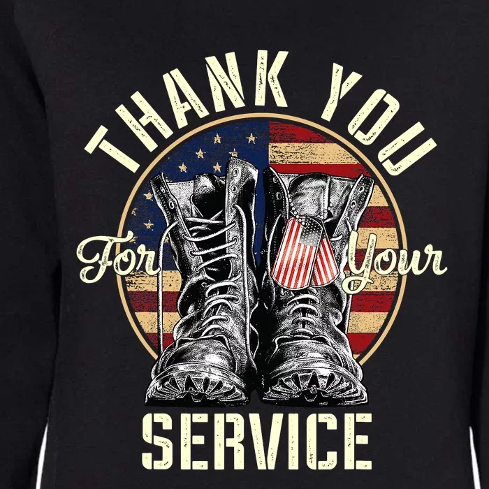 Thank you Veterans For Your Service Veterans Day Womens California Wash Sweatshirt