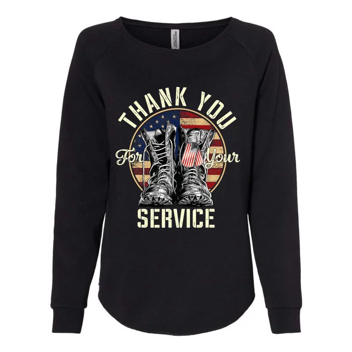 Thank you Veterans For Your Service Veterans Day Womens California Wash Sweatshirt