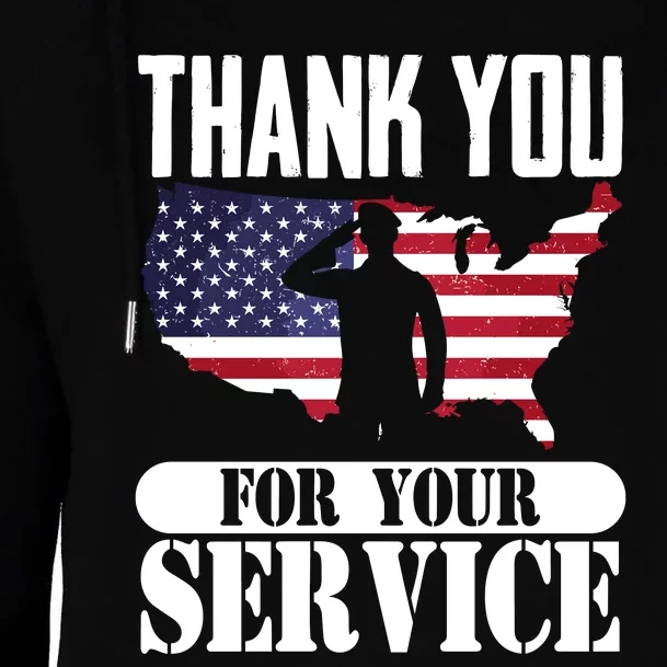 Thank You Veterans For Your Service Veterans Day Womens Funnel Neck Pullover Hood