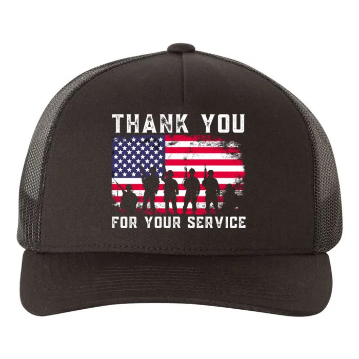 Thank You Veterans For Your Service Veterans Day Yupoong Adult 5-Panel Trucker Hat