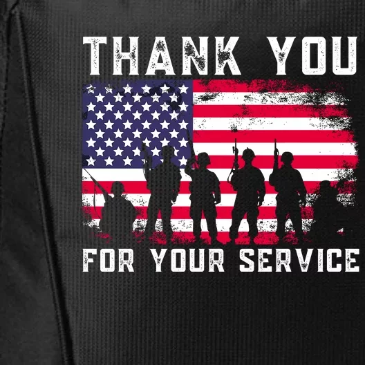 Thank You Veterans For Your Service Veterans Day City Backpack