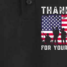 Thank You Veterans For Your Service Veterans Day Dry Zone Grid Performance Polo