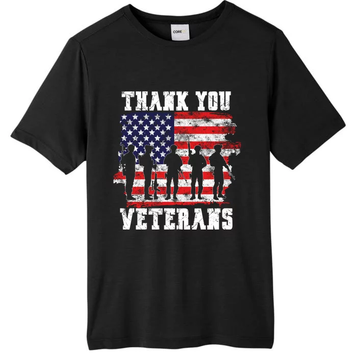 Thank You Veterans For Veterans Day ChromaSoft Performance T-Shirt