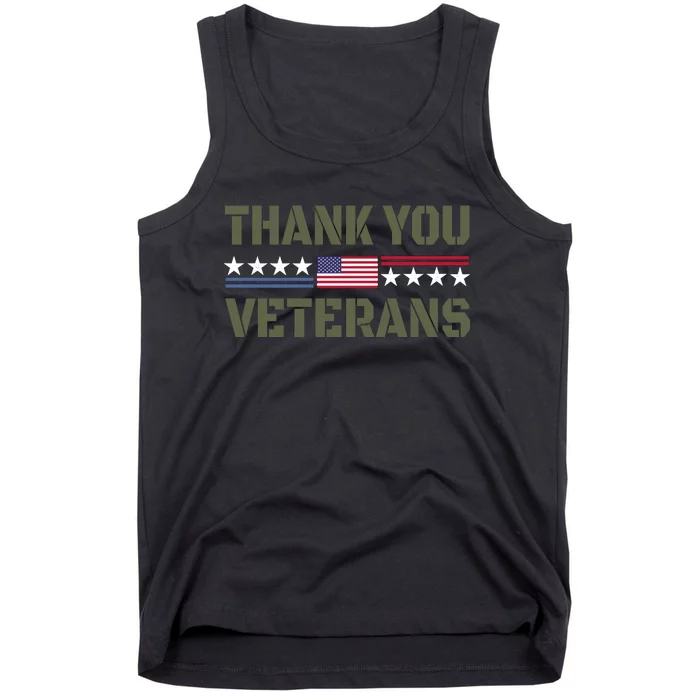 Thank You Veterans Tank Top